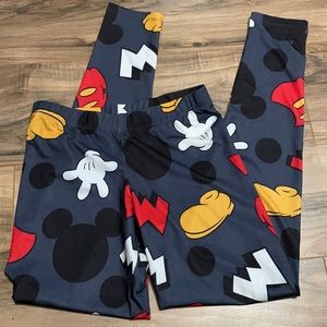 Disney Mickey leggings juniors Size M